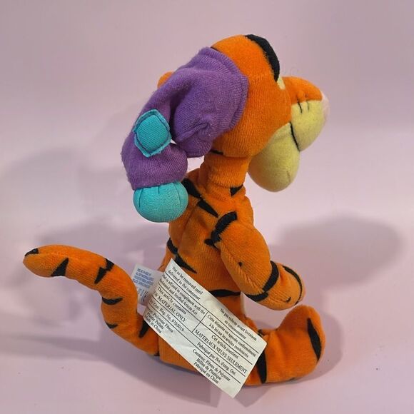 Vintage Disney Star Beans Wake Up Tigger Plush Toy Stuffed Animal Good Used Con… - Picture 4 of 10
